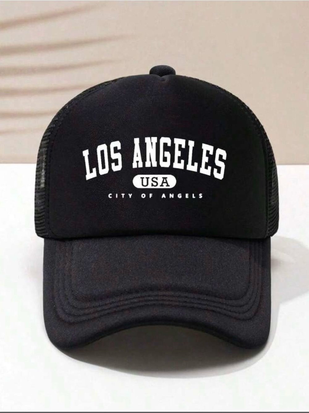 Los Angeles USA Black Trucker Cap - Picture 5 of 5